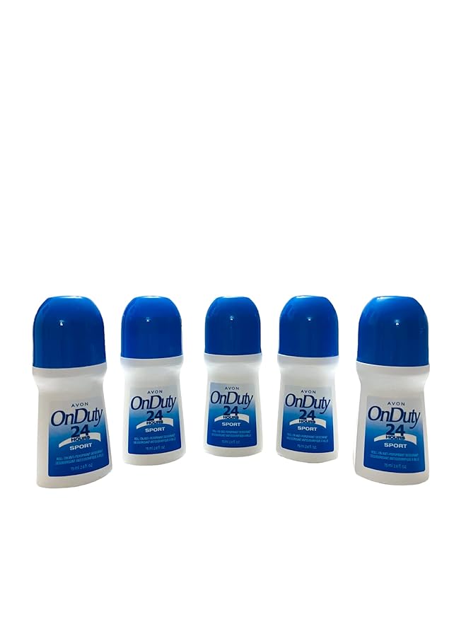 Avon On Duty 24 hour Sport 1.7 Oz Deodorant LOT OF 5