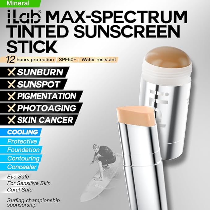 iLab Extreme Sport Colorful Sunscreen Stick (Beige)