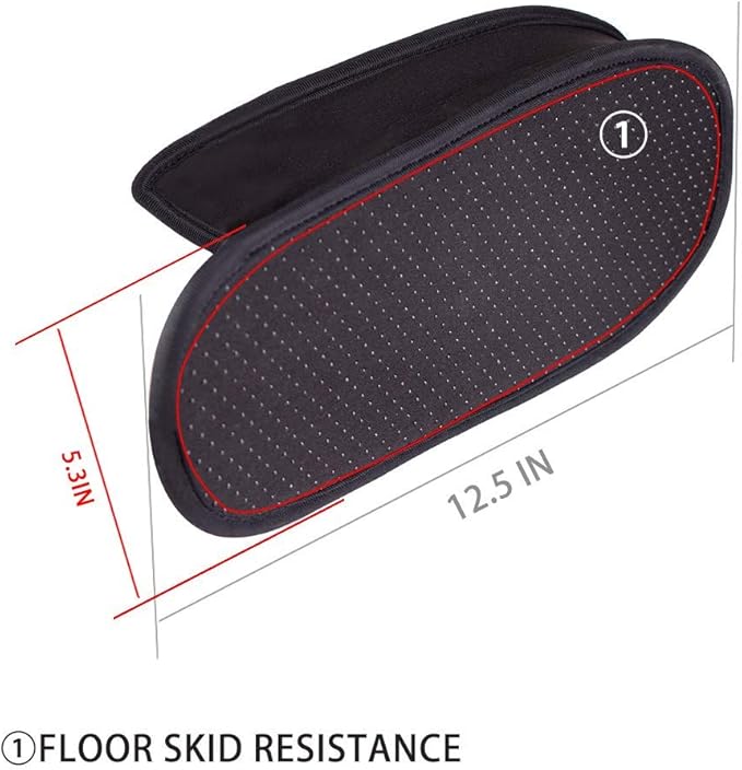 660nm LED Red Light and 880nm Near Infrared Light Therapy Devices Slippers for Foot Pain Relief Light Therapy Device Easily Use at Home Safe for All Types of Skin (Two Pads)