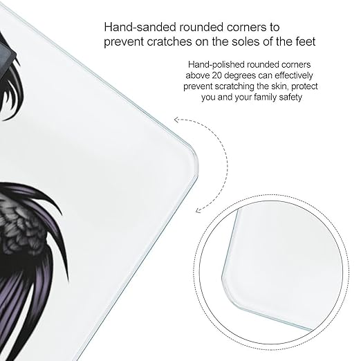 Ravens Scale for Body Weight Highly Accurate Digital Bathroom Body Scale Digital Bathroom Scales for People Anti-Slip Large LCD Display Smart Scales