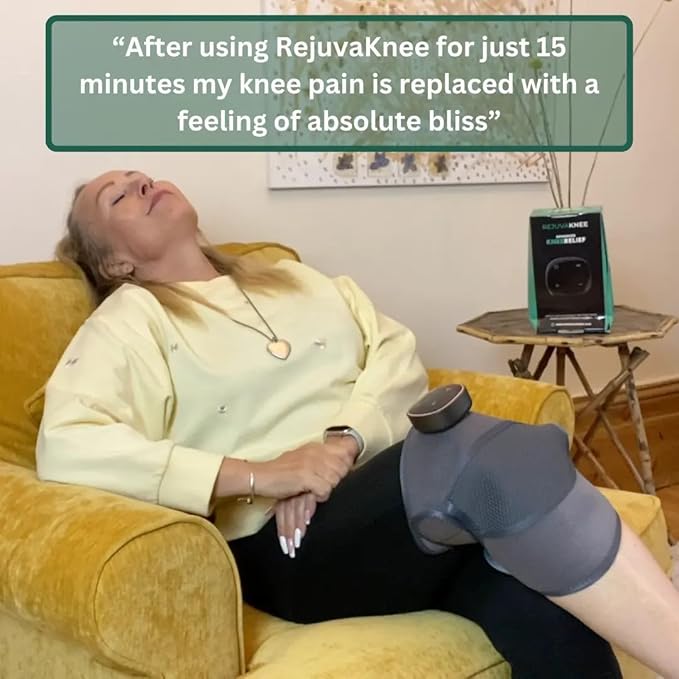 RejuvaKnee Triple Method Massager – The Official Rejuvacare 2026 – Adjustable Rejuvaknee Knee Massager for Comfort and Relaxation – Home Use Knee Wrap Massager – One Size 1 Piece