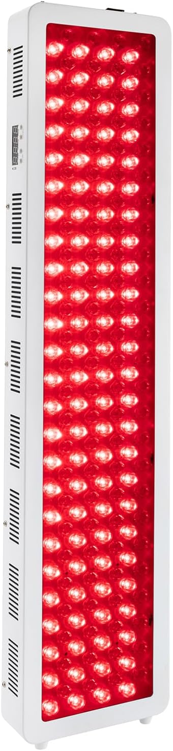 1000W Red Light Therapy Device for Body Skin. Near Infrared Light Therapy Dual Chip 660nm 850nm 200pcs Clinical Grade LEDs High Power Red Light Panel for Recovery Skin Health Pain Relief.