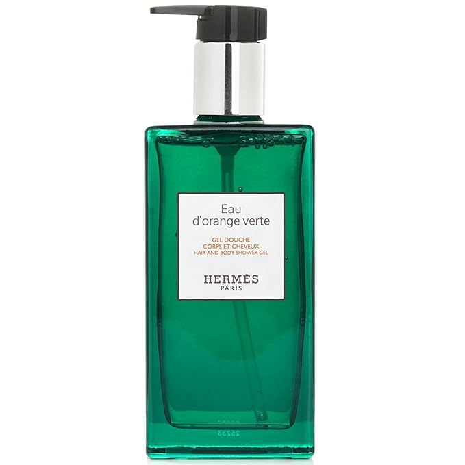 Hermes Eau d'Orange Verte for Unisex Hair and Body Shower Gel 6.7 Ounce/200ml