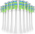 10PCS Replacement Toothbrush Heads Compatible for 7am2m AM101/AM105 Sonic Electric Vacuum Soft Bristle Nozzles(10PCS White)