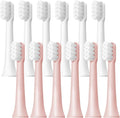 6/12Pcs Replacement Brush Heads Compatible for Mes603 Electric Toothbrush Vacuum Soft Bristle Suitable Nozzles(T100-WH6 PK6)