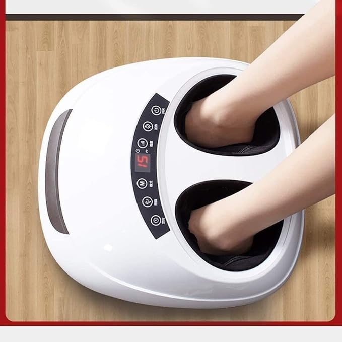 Womens Gifts for ChristmasFoot Massager Foot Massager with Heat Shiatsu Foot Massager Machine Full-Cover Air Compression Deep Kneading Foot Massager for Plantar Fasciitis.