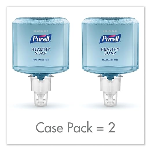 GOJO 6472-02 PURELL Healthcare Healthy Soap Gentle &amp Free Foam Shape (Pack of 2)