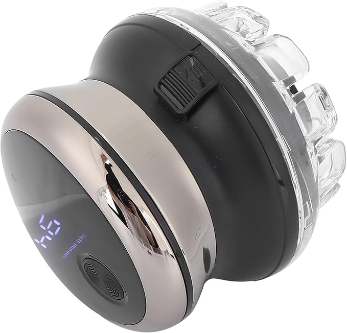 Electric Head Shaver 360° Flying Saucer Blade Head Electric Mens Cordless Wet Dry Bald Head 60M Use Time Mens Hair Cutter Grooming Kit Gifts for Father Flying Saucer Blade Electric Head Shaver
