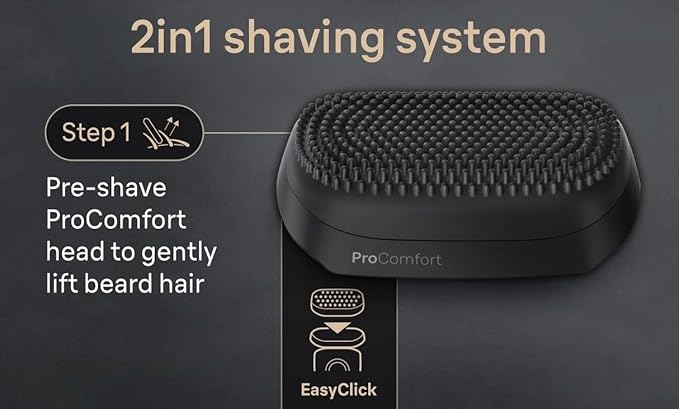 Braun 94PC Replacement ProComfort Silicone Stubble Lifting Head for Series 9 Shavers