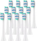 Replacement Toothbrush Heads Compatible for with Philips Sonicare Electric Brush Head 1100 2100 4100 4300 5100 5300 6100 6500 Etc(12pcs)