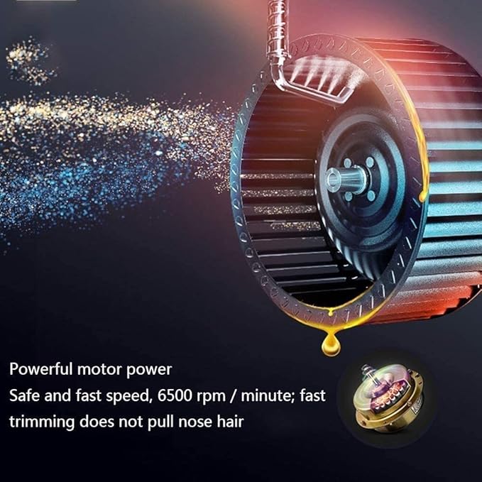 Ear and Nose Hair Trimmer for Men Painless Ear Hair Trimmer Rechargeable Compact Clipper Waterproof Dual Edge Blades for Easy Cleansing