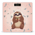 Cute Sloth Bathroom ScaleHighly Accurate Digital Weighing Machine for People Bright LED Display Weight Scale for The Aldult Home Use