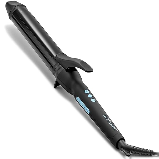 Bio Ionic Long Barrel Curling Iron with Moisture Heat Technology &amp NanoIonic MX Versatile Curling Wand - Multiple Barrel Sizes for Tight Classic Loose &amp Soft Curls