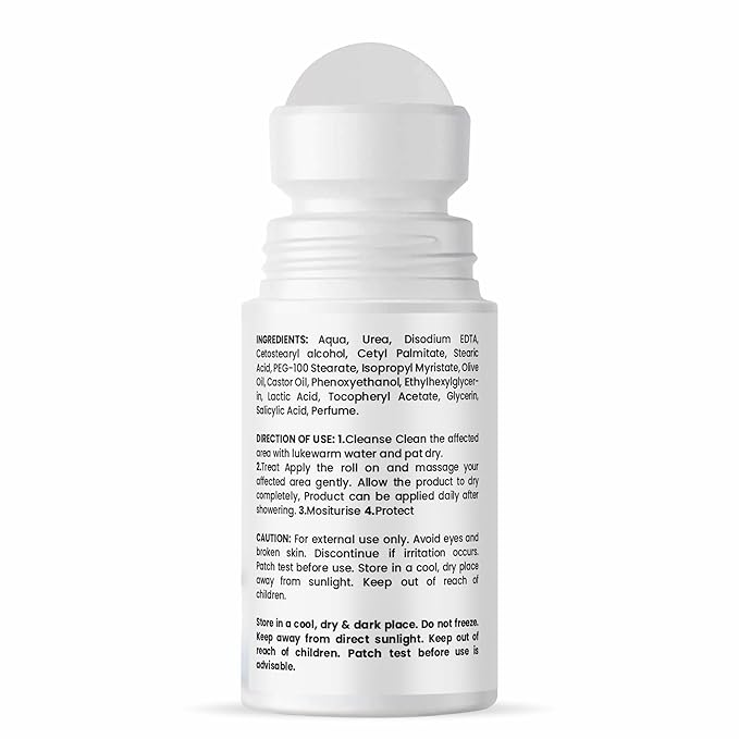 4% AHA BHA Underarm Roll-on Controls Body Odor and Reduces Pigmentation clean your Underarm blackness 50ml*2 Pack of 2