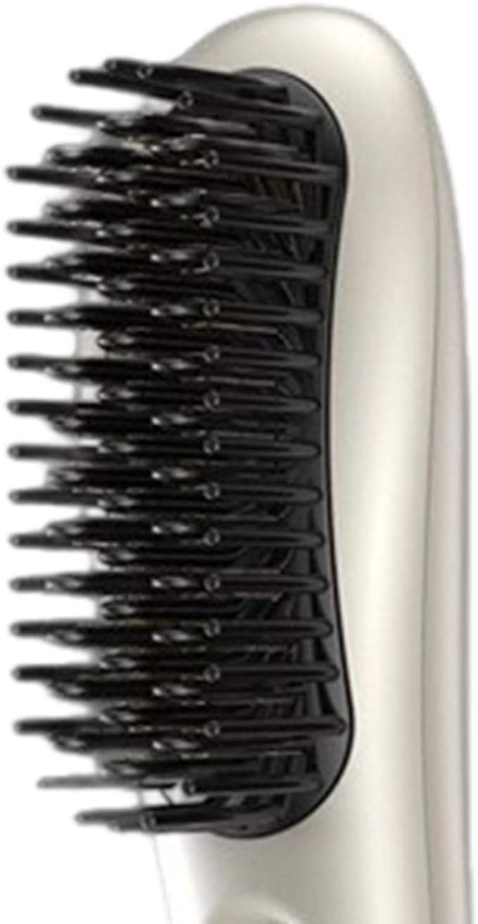 Hair Straightener Brush - Lightweight Hair Straightener Comb | 3 Temp Settings Rechargeable Styling Tools Streamlined Negative Ionic Comb for Home Outdoor Travel Vacation