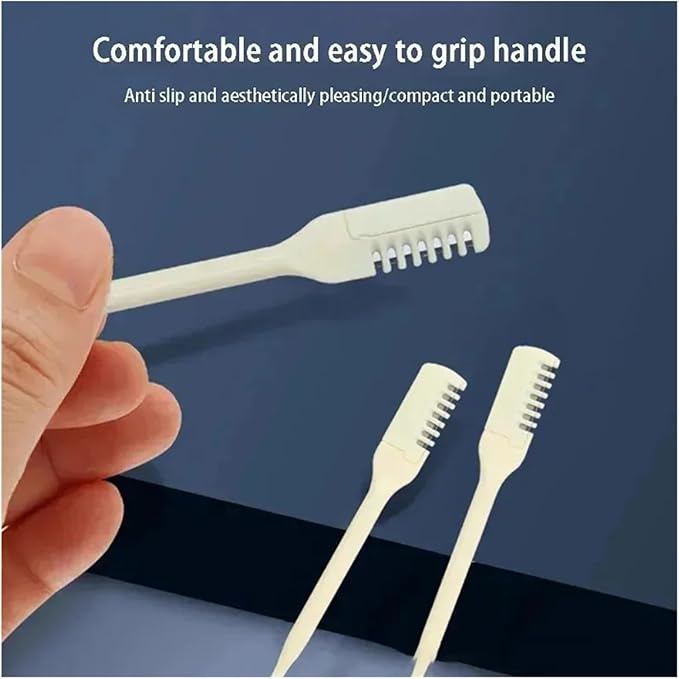 360° Rotating Manual Nose Hair Trimmer – Eyebrow Shaping Dead-Angle-Free Cleaning &amp Facial Grooming for Men &amp Women(10pcs)