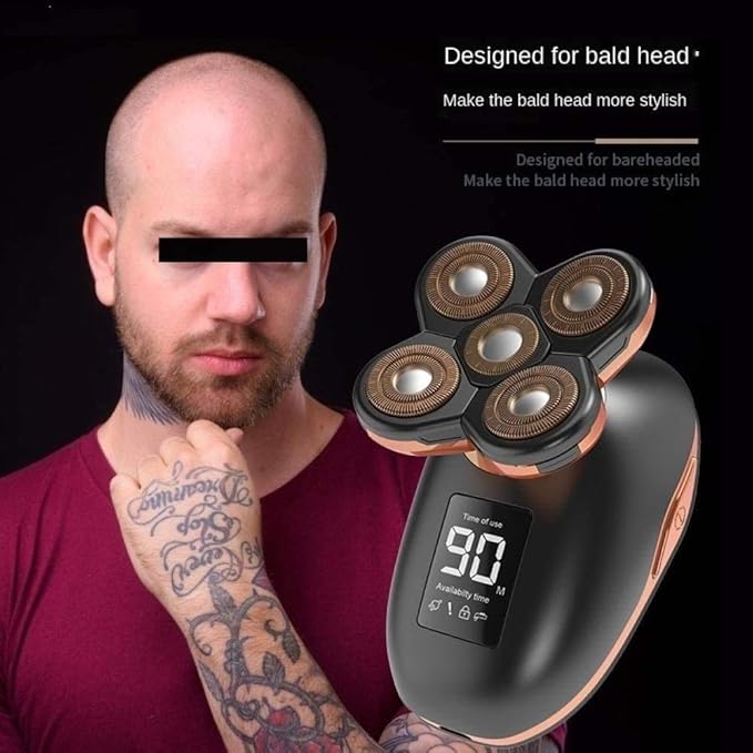 Shavers for Men-Electric Razor for Men with LED Display Faster-Charging Waterproof Mens ShaverNose Hair Trimmer Faster-Charging