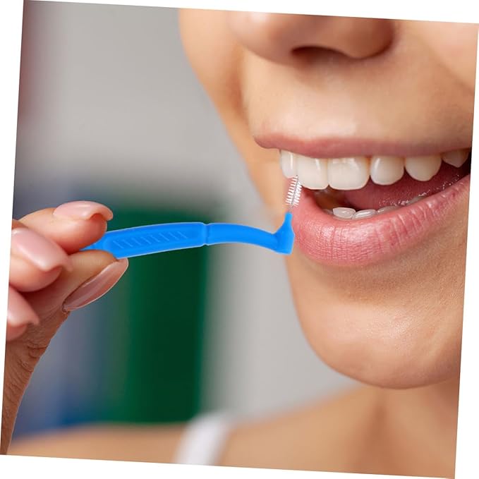 120pcs Interdental Toothbrush Compact Manual Cleaner for Oral Care for Easy to Use Prevent Decay Bad Breath