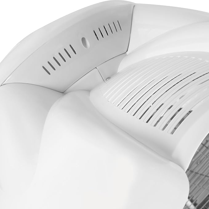 1800W Hair Steamer Freestanding Hair Dryer with Universal Wheels Adjustable Height Salon Hair Perming Machine for Baking Oil Hair Care White