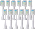 Compatible for SOOCASX3U/X3Pro/X5/V1/D2/D312pcs Replacement Brushs Electric Toothbrush(SHUSHI-WH-12PCS)