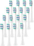Replacement Toothbrush Heads Compatible for Philips Electric Brush Head 1100 2100 4100 4300 5100 5300 6100 6500(16pcs)