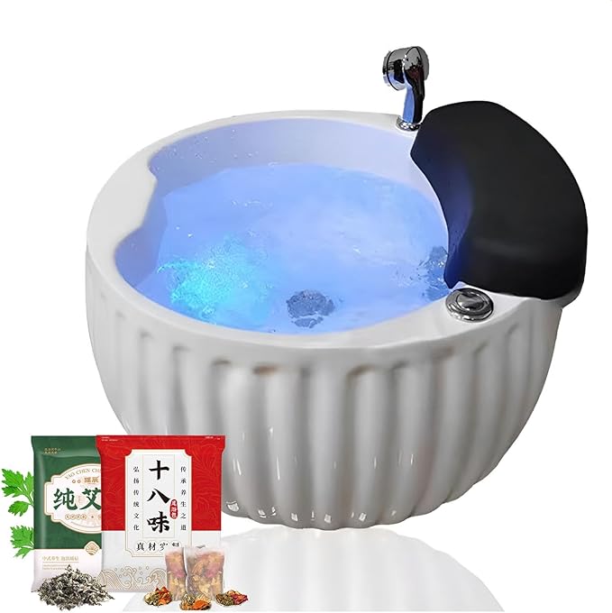 Acrylic Footbath Foot Soak Tub Acrylic Pedicure Sink with Heat and Massage Pedicure Bowl Salon Massage Equipment Home Foot Bath Special for Hotel Foot Bath Club for Foot Soaking F