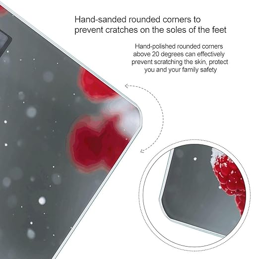 Cardinal Birds Snow Cranberries. Bathroom Scale Ultra-Bright Liquid Crystal Screen Weight Scale Accurate Bathroom Body Scales for Body Weight Bathroom Pet Home Bedroom Gift-Giving