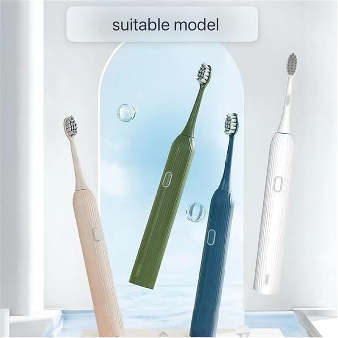 16pcs Replacement Toothbrush HeadsCompatible for Revyline RL060 Accessories Nozzles Bristles(16PCS Black)