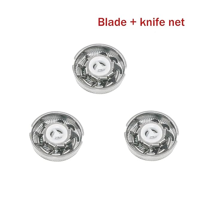 B15C 9 Piece Shaving Shaver Head Double Ring Blade Replacement AccessoriesCompatible For FlycoCompatible For Razor FR6