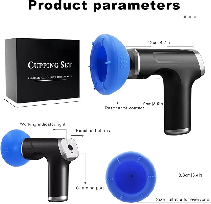 Electric Drum Press and Sputum slapping DeviceSilicone Palm Chest Percussion CupChest Physical Aid Therapy CupChest Physical Therapy Aids(CPT)Mucus Removal Device
