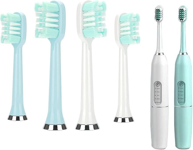 M07 Toothbrush Replacement HeadsCompatible for M07/M08/M07B/702/722(16PCS)(16pcs White)