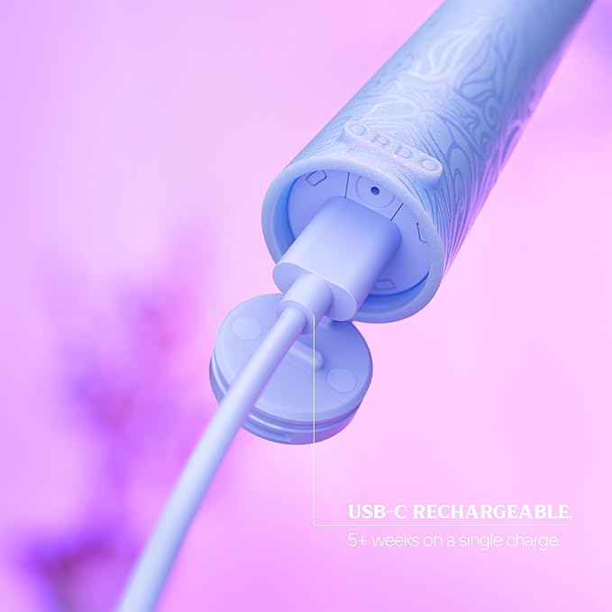 ORDO x Wicked Sonic Lite Electric Toothbrush | Rechargeable Sonic Toothbrush for Adults &amp Teens with USB-C Charging 2 Modes &amp Travel Cap Glinda Upland