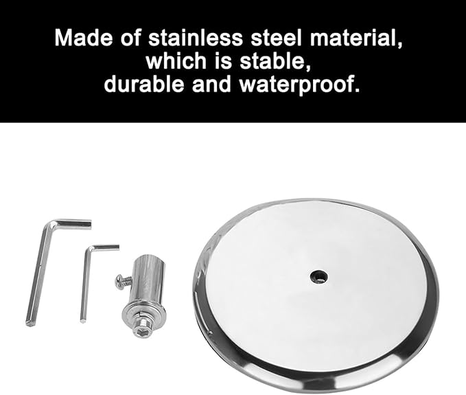 Table Hair Dryer Holder Spiral Blow Hair Dryer Holder with 304 Stainless Steel Base Stand Acrylic Hair Dryer Holder for Salon Home Desktop Mount