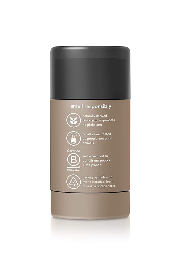 Method Mens Aluminum-Free Deodorant Cedar &amp Cypress 2.65 Ounce (Pack of 6)