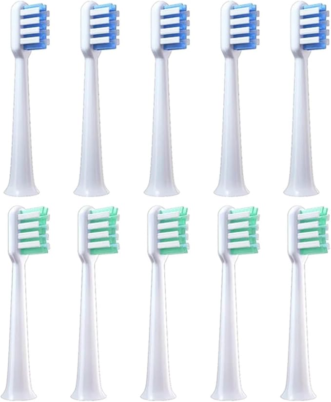 10PCS Suitable Brush HeadCompatible for C1(5 Clean 5 Sensitive)