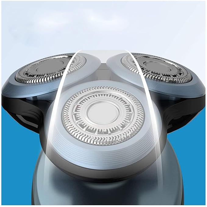 SH60 Replacement Heads Compatible with Philips Series 6000 S6xxx S6880/81 S6810/82 S6850/85Compatible with Norelco Shaver Cleaning Brush S6xxx Series 6Pcs with Cleaning Brush