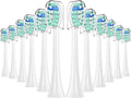 4-16pcs Toothbrush Replacement Heads Compatible with PH Replacement Heads Electric Brush Head for 4100 5100 6100 9023(Green-12pcs)