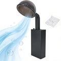 Hooded Conditioning Hair Dryer 1200W with Stand 0-60 Minute Timer Temperature Adjustable Angle Adjustable Downdraft Hood Under Portable Hair Dryer with Hood