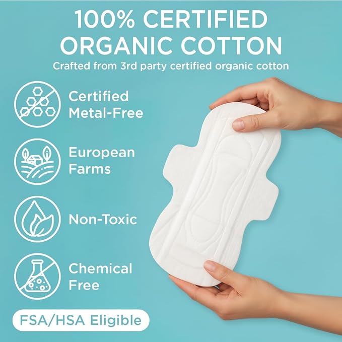 Organic Cotton Tampons &amp Pads Feminine Care Bundle