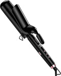 Farery 2 inch Curling Iron For Long Hair Lightweight Large Barrel Curling Iron 2 Inch Ceramic Curling Wand Infused Argan Oil &amp Keratin for Bouncy Big Curls 9 Temps Digital Display &amp Lock Ke