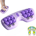 Foot Massager Roller for Plantar Fasciitis Relief Dual Foot Massage Roller for Plantar Fasciitis Relief Feet Massager Portable Reflexology Massager for Stress Relief &amp Improved Circulation (Purp