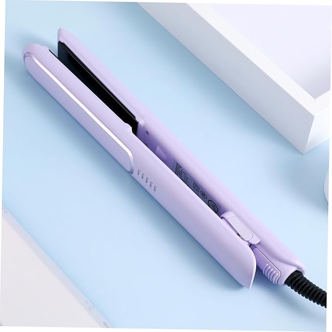 Dual Use Hair Straightener and Curler Temperature Hair Styling Tool for Versatile Hairstyles Settings Sleek Design US Plug for All Hair Types