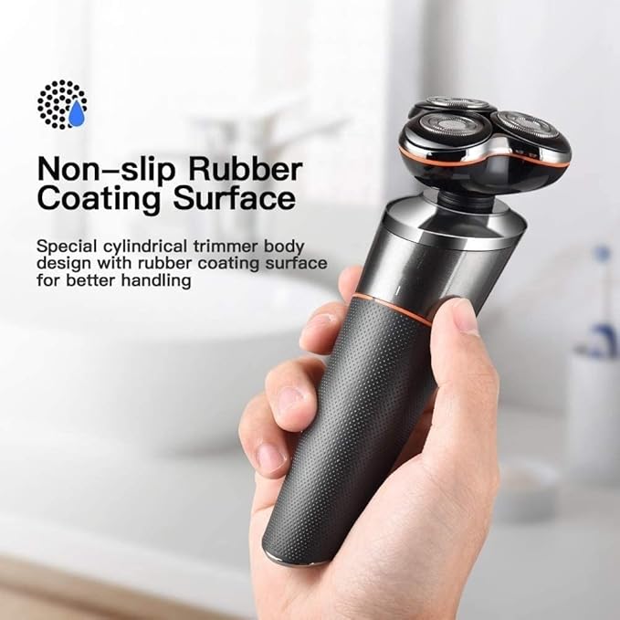 Electric Razor for Men 3 In 1 Wet Dry Electric Shaver For Men Facial Body Beard Hair Trimmer Nose Ear Rechargeable Electric Razor Beard Shaving Machine
