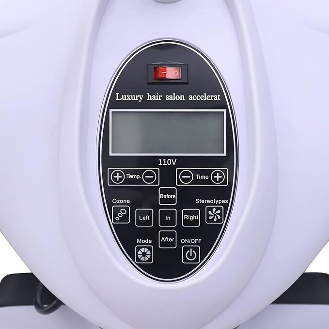 Wall Mounted Salon Hood Hair Dryer Color Setting Dye Hair Heater Hair Dryer 700W Professional Hair Dryer Hair Dyeing 60 Minutes Timer Cantilever
