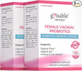 Gynable Vaginal Probiotics for Women Odor &amp Itch Support Urinary | pH Balance Female Probiotics 10 Billion CFU Lactobacillus Probiotics BlendSelenium-Vitamin C/E/D3 Promote Immune Health60 Cou