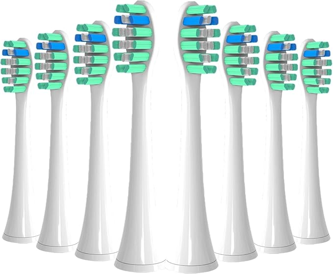 4-16Pcs Replacement Toothbrush Heads Plaque Defence Electric Toothbrush Head Toothbrush Brush Head(8pcs Green)