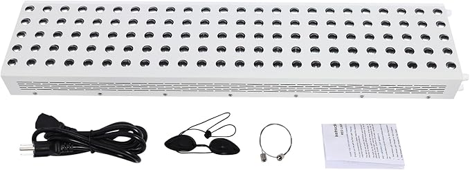 Red Light Therapy 600W Red Near Infrared LED Panel 120PCS Dual Chip LED Beads 660nm &amp Near Infrared 850nm Red Light Therapy Panel for Body Pain Relief LED Red Light Therapy Device