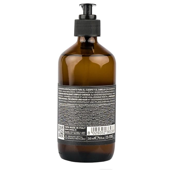 Oway Hair &amp Body Invigorating Wash 8oz/240ml
