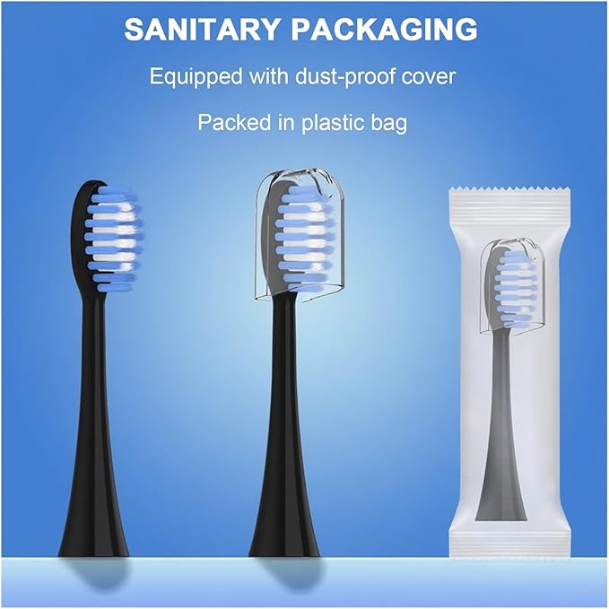 Compatible for Vibrating Electric Toothbrush with Replaceable Head(Purple)
