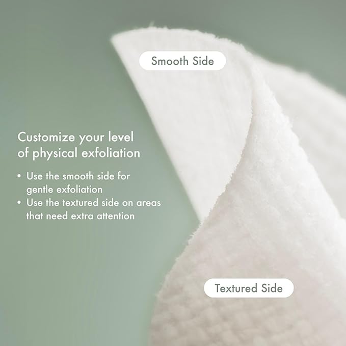 Summer Fridays Gentle Reset Daily Exfoliating Pads - Face Exfoliator with AHAs + PHAs to Smooth Texture + Even Skin - Formulated in Korea - Soothing + Hydrating Toner Pads - Vegan (30 Count)